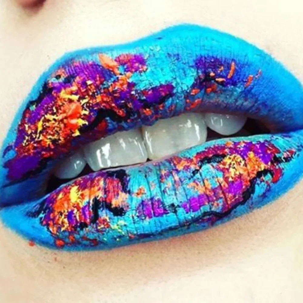 MAC HI-DEF CYAN Acrylic Face & Body Paint NIB liner eyeliner festival Halloween